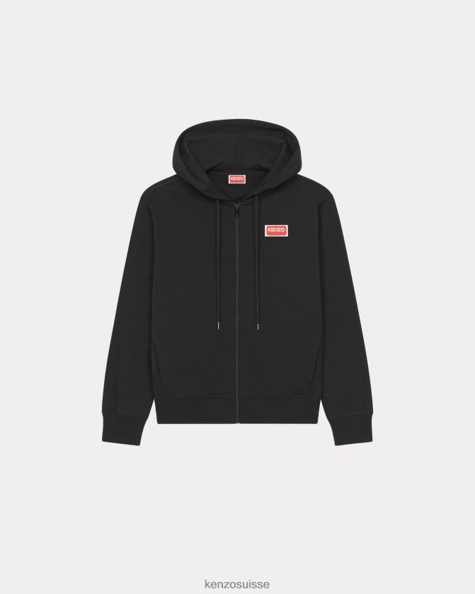 Kenzo sweat à capuche zippé paris femmes noir D2804X462 vêtements