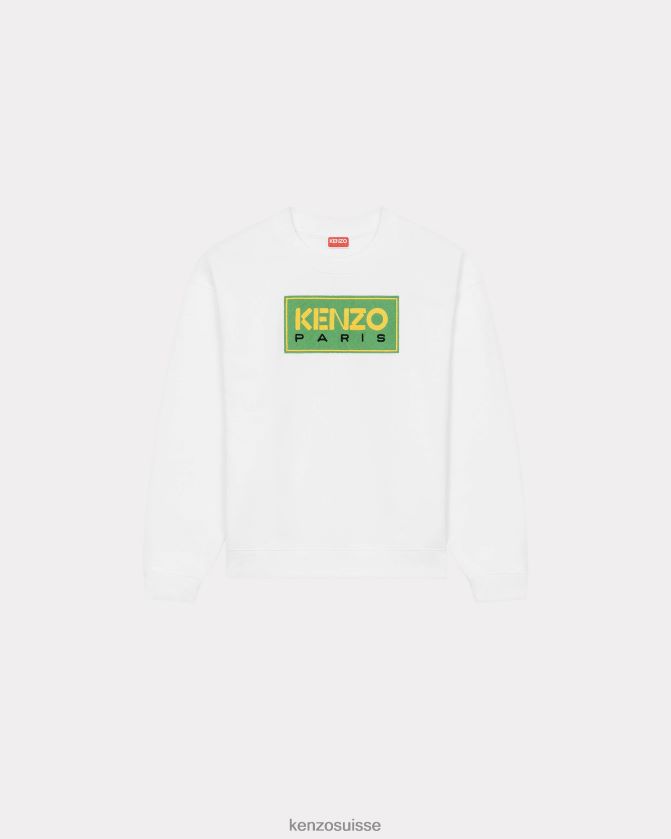 Kenzo sweat parisien femmes blanc D2804X433 vêtements
