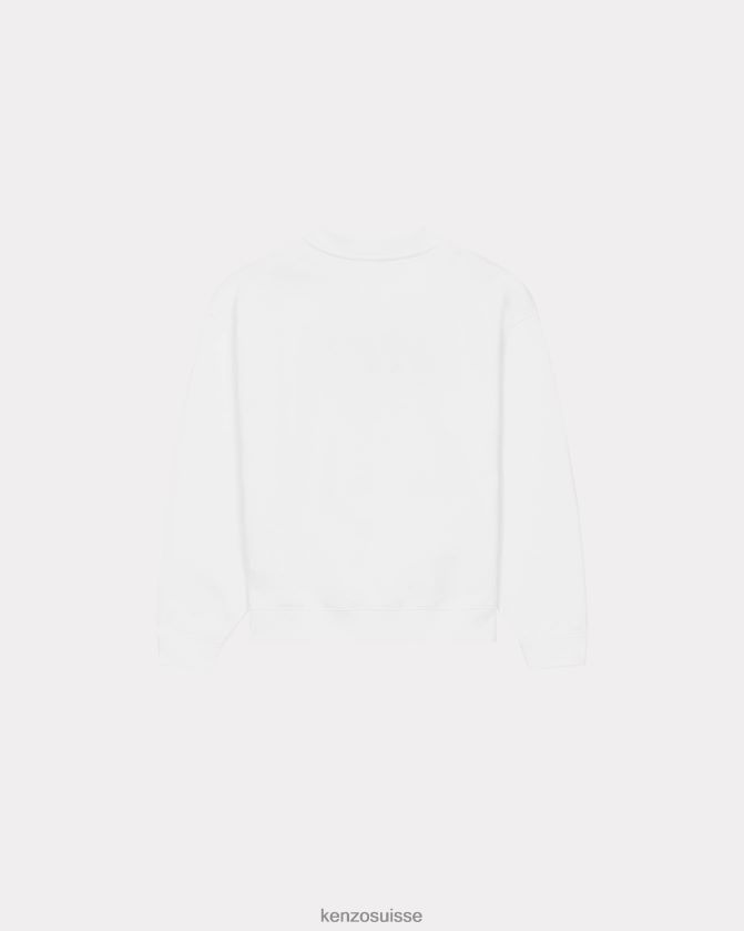 Kenzo sweat parisien femmes blanc D2804X433 vêtements