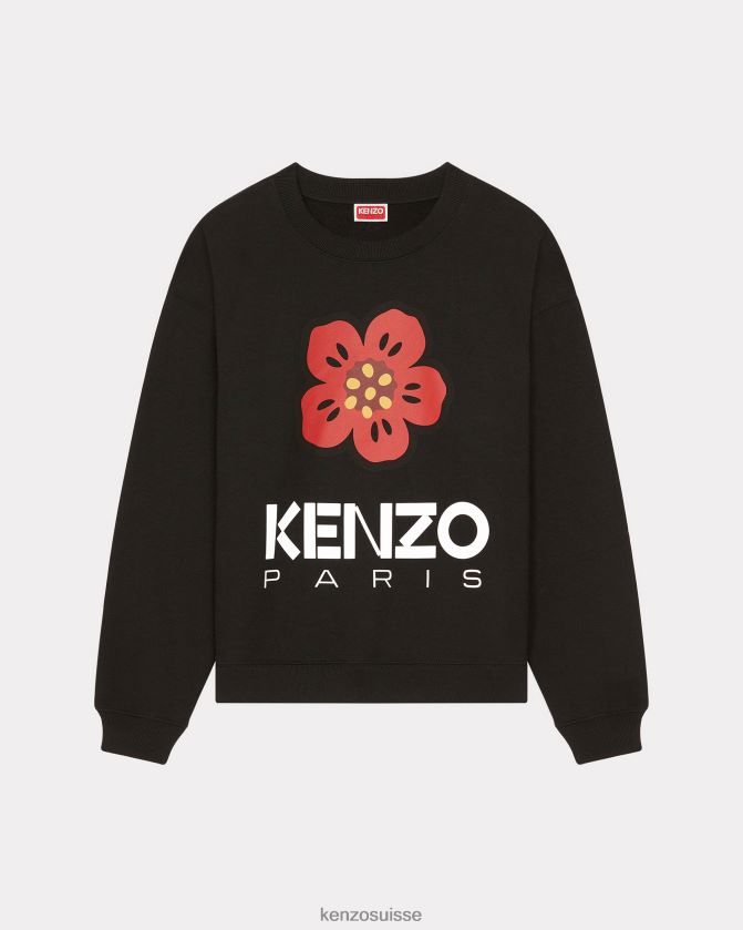 Kenzo sweat-shirt fleur de boke femmes noir D2804X495 vêtements