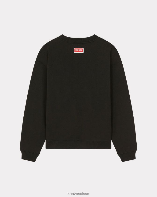 Kenzo sweat-shirt fleur de boke femmes noir D2804X495 vêtements