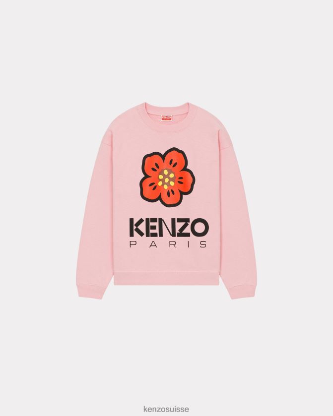 Kenzo sweat-shirt fleur de boke femmes rose D2804X460 vêtements