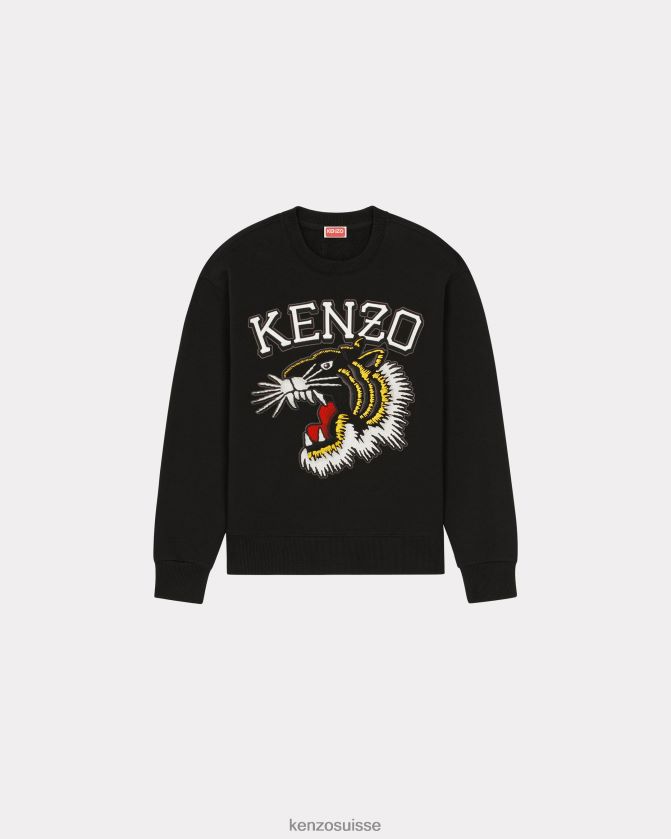 Kenzo sweat tigre varsity jungle femmes noir D2804X536 vêtements