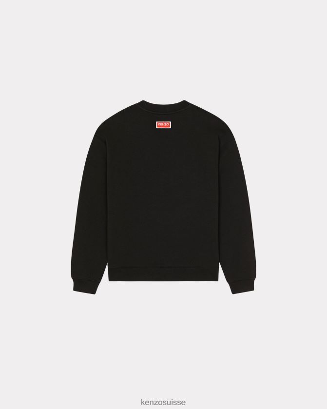 Kenzo sweat 'varsity jungle' éléphant femmes noir D2804X549 vêtements