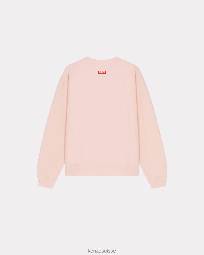 Kenzo sweat 'varsity jungle' éléphant femmes rose fané D2804X373 vêtements