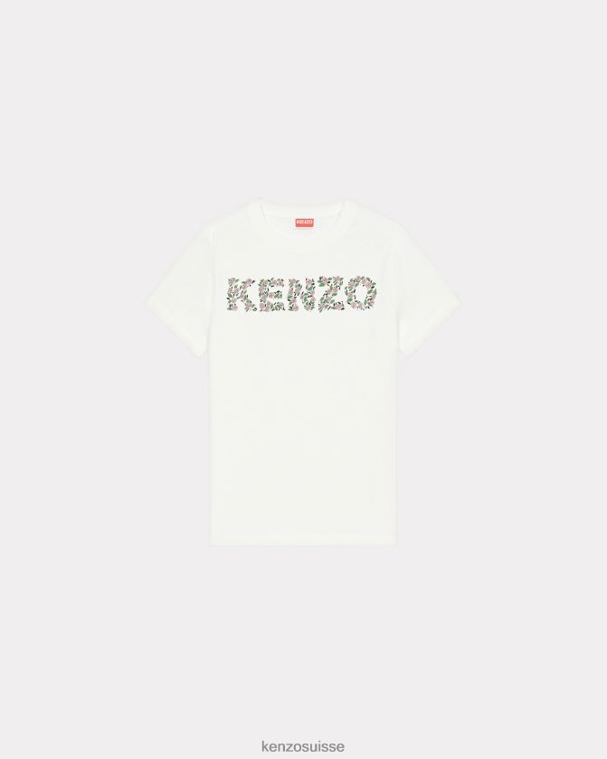 Kenzo T-shirt femmes blanc cassé D2804X374 vêtements