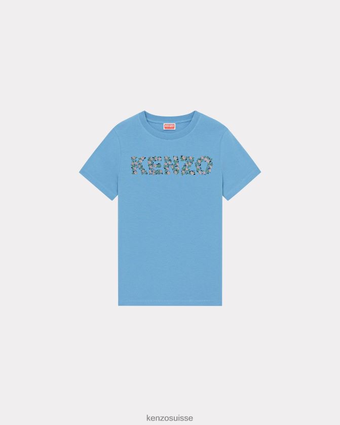 Kenzo T-shirt femmes cyan D2804X461 vêtements