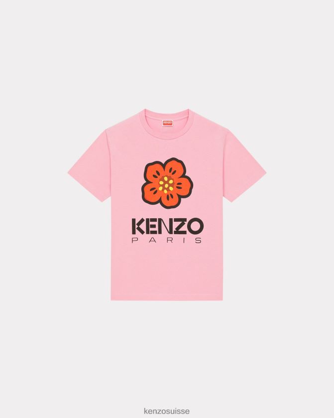 Kenzo t-shirt ample "fleur de boke" femmes rose D2804X439 vêtements