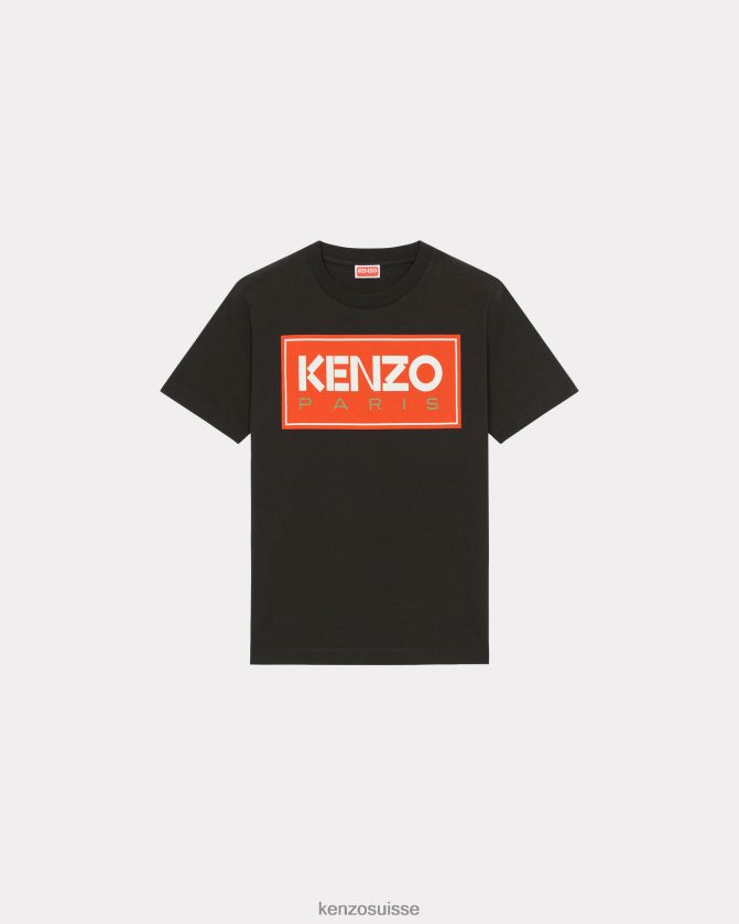 Kenzo t-shirt ample paris femmes noir D2804X405 vêtements