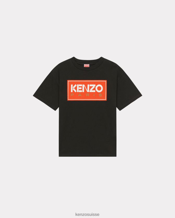 Kenzo t-shirt oversize paris femmes noir D2804X611 vêtements