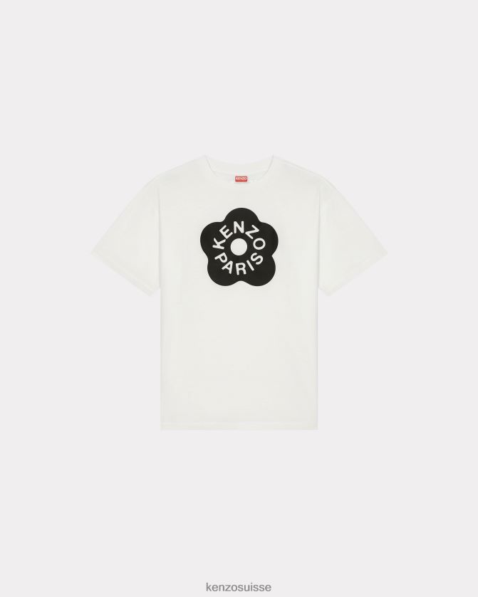 Kenzo t-shirt surdimensionné fleur de boke 2.0' femmes blanc cassé D2804X376 vêtements