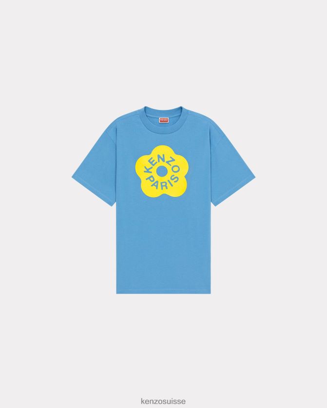 Kenzo t-shirt surdimensionné fleur de boke 2.0' femmes cyan D2804X554 vêtements