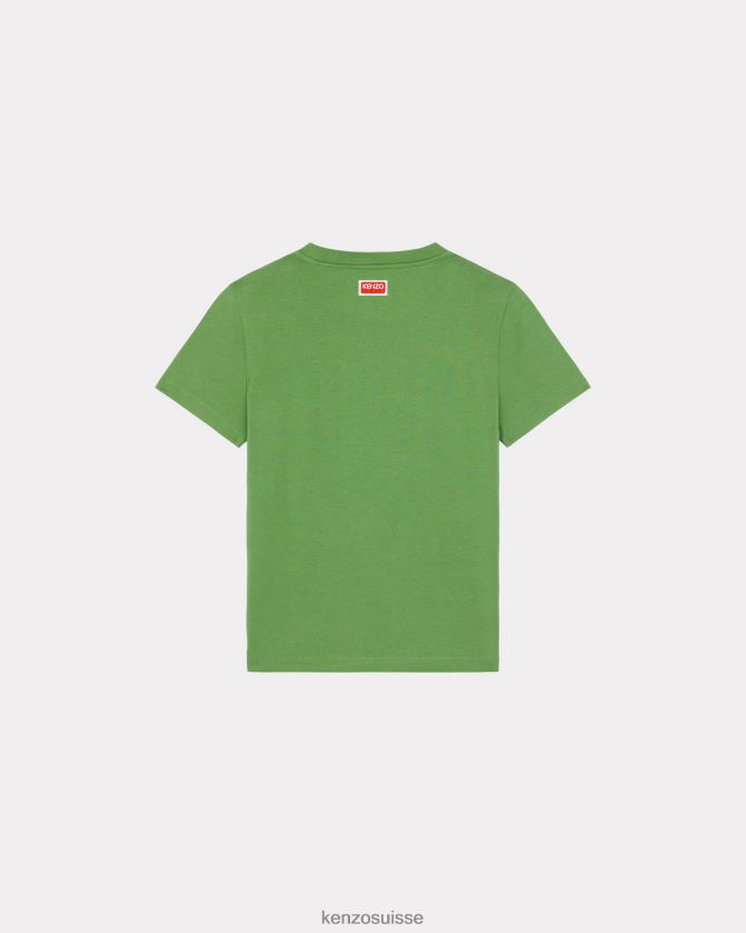 Kenzo t-shirt tigre de Varsity Jungle femmes herbe verte D2804X612 vêtements