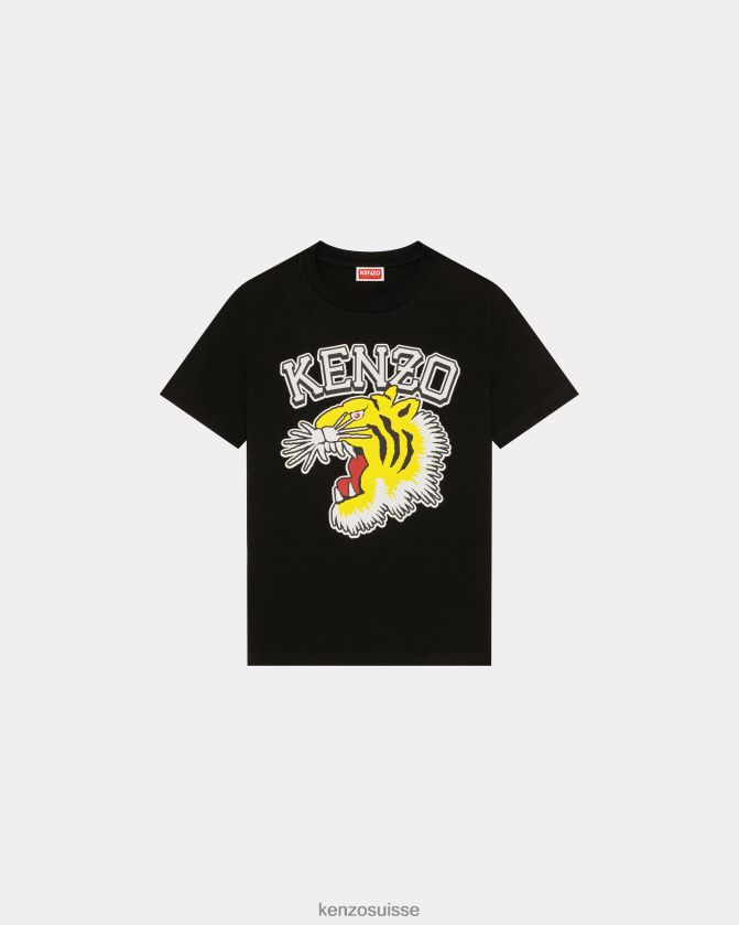 Kenzo t-shirt tigre de Varsity Jungle femmes noir D2804X672 vêtements