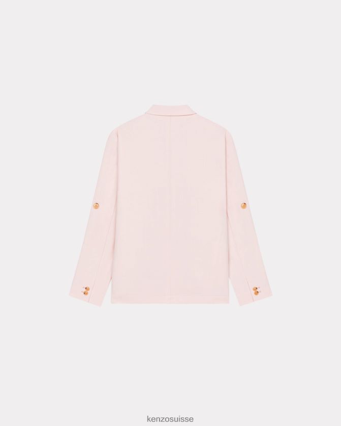 Kenzo blazer surdimensionné femmes rose fané D2804X371 vêtements