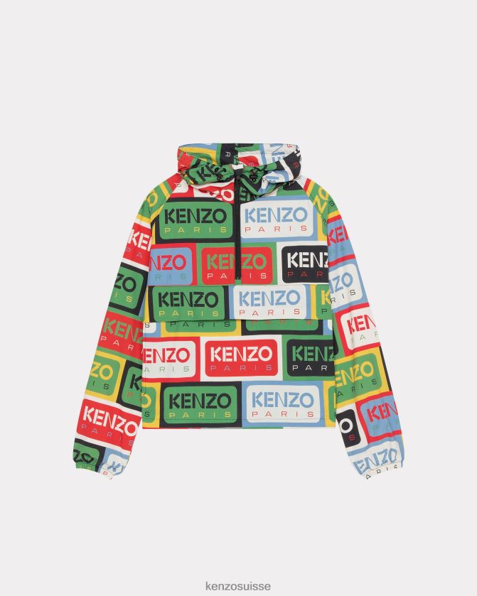 Kenzo coupe-vent des étiquettes femmes multicolore D2804X596 vêtements