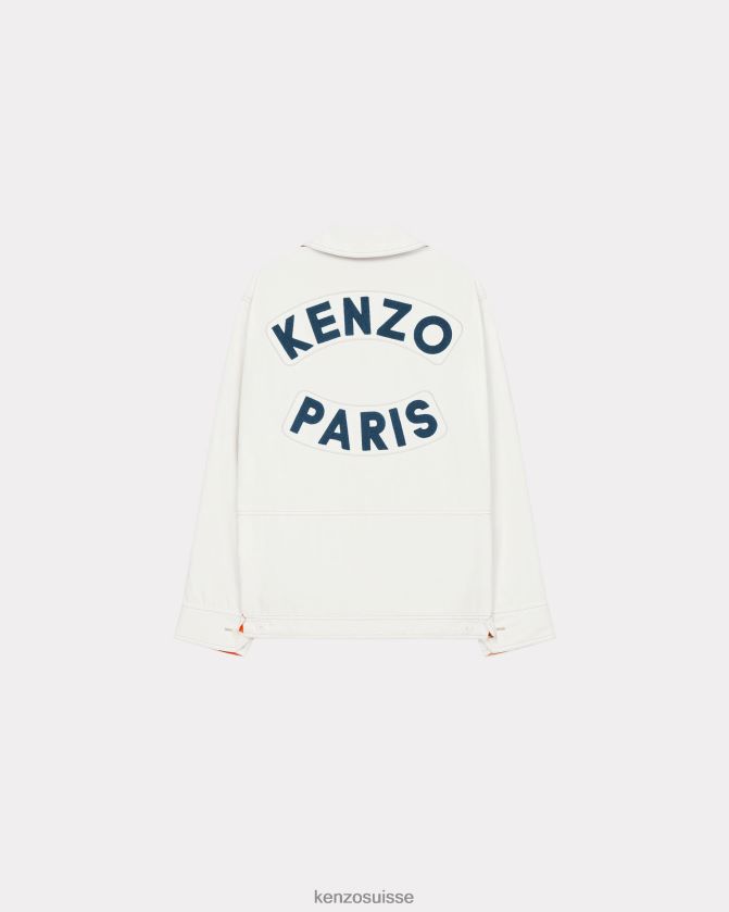 Kenzo veste de travail de marin femmes blanc cassé D2804X566 vêtements