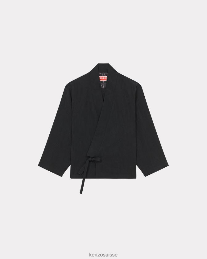 Kenzo veste kimono femmes noir D2804X491 vêtements