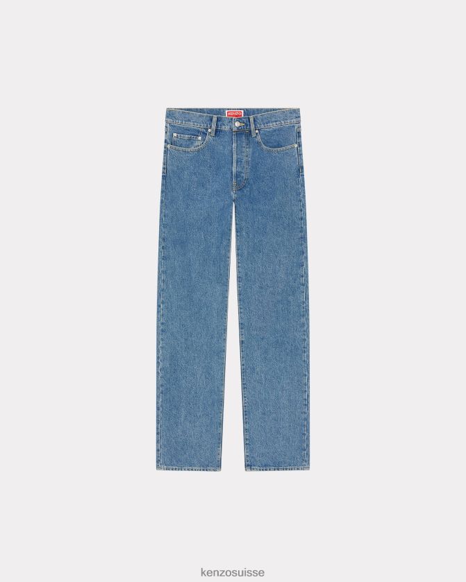 Kenzo jean asagao coupe droite Hommes bleu D2804X41 vêtements