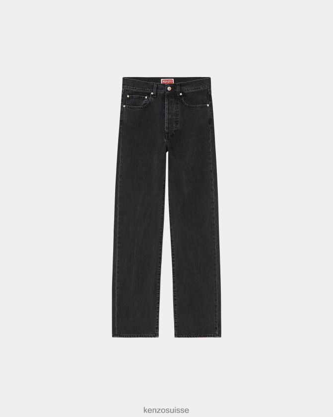 Kenzo jean asagao coupe droite Hommes noir D2804X54 vêtements