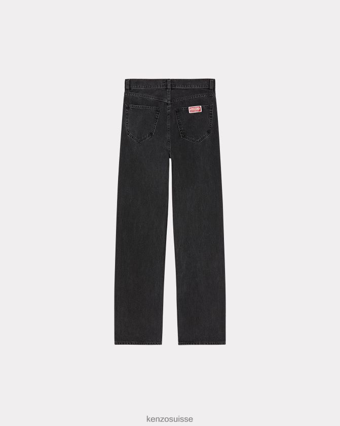 Kenzo jean asagao coupe droite Hommes noir D2804X54 vêtements