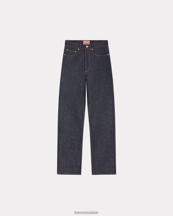 Kenzo jean asago coupe droite Hommes bleu Noir D2804X56 vêtements