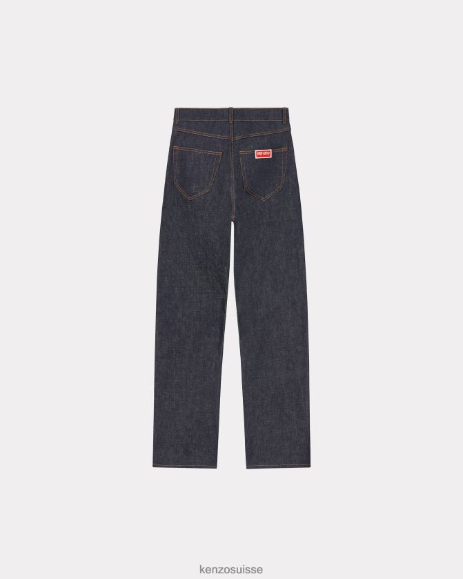 Kenzo jean asago coupe droite Hommes bleu Noir D2804X56 vêtements