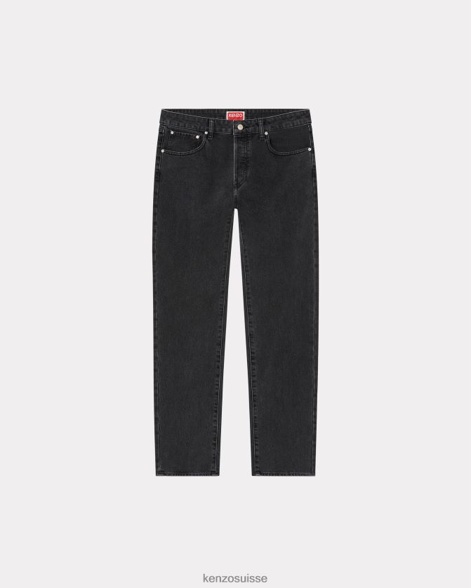 Kenzo jean slim bara Hommes noir D2804X162 vêtements