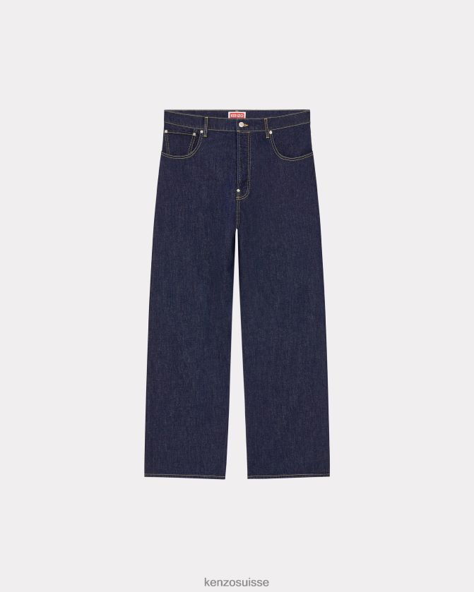 Kenzo suisen jean coupe décontractée Hommes encre D2804X338 vêtements
