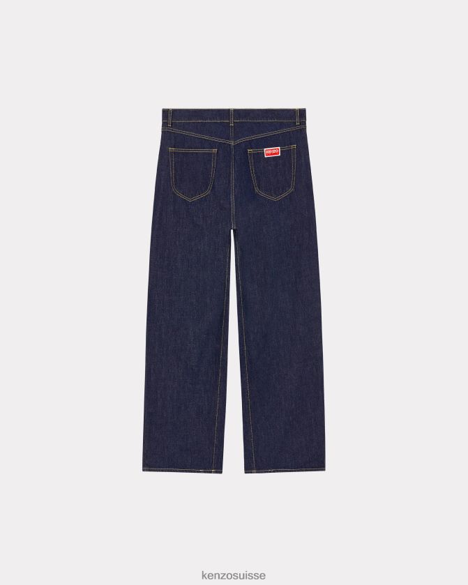 Kenzo suisen jean coupe décontractée Hommes encre D2804X338 vêtements