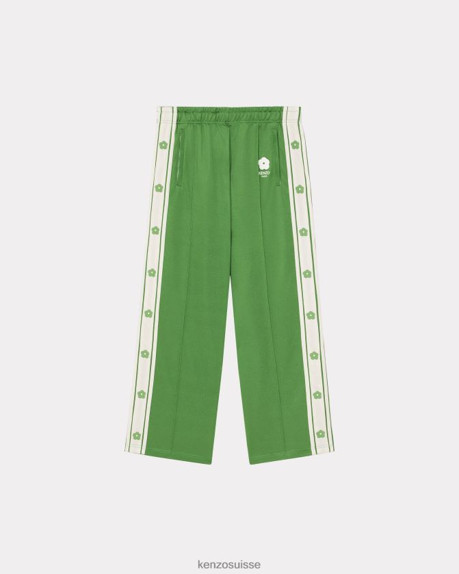 Kenzo joggers universitaires Hommes herbe verte D2804X337 vêtements