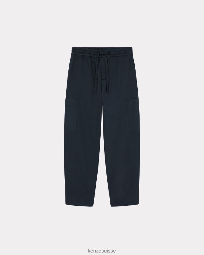 Kenzo pantalon de jogging cargo Hommes bleu nuit D2804X308 vêtements
