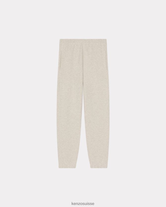 Kenzo pantalon de jogging à écusson Boke Flower Hommes gris pale D2804X321 vêtements