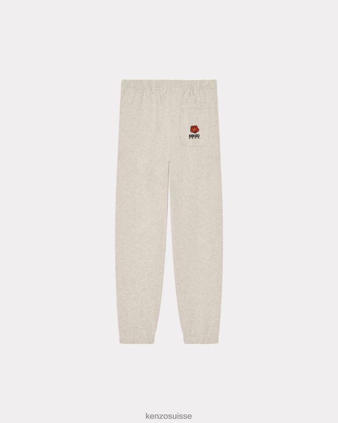 Kenzo pantalon de jogging à écusson Boke Flower Hommes gris pale D2804X321 vêtements