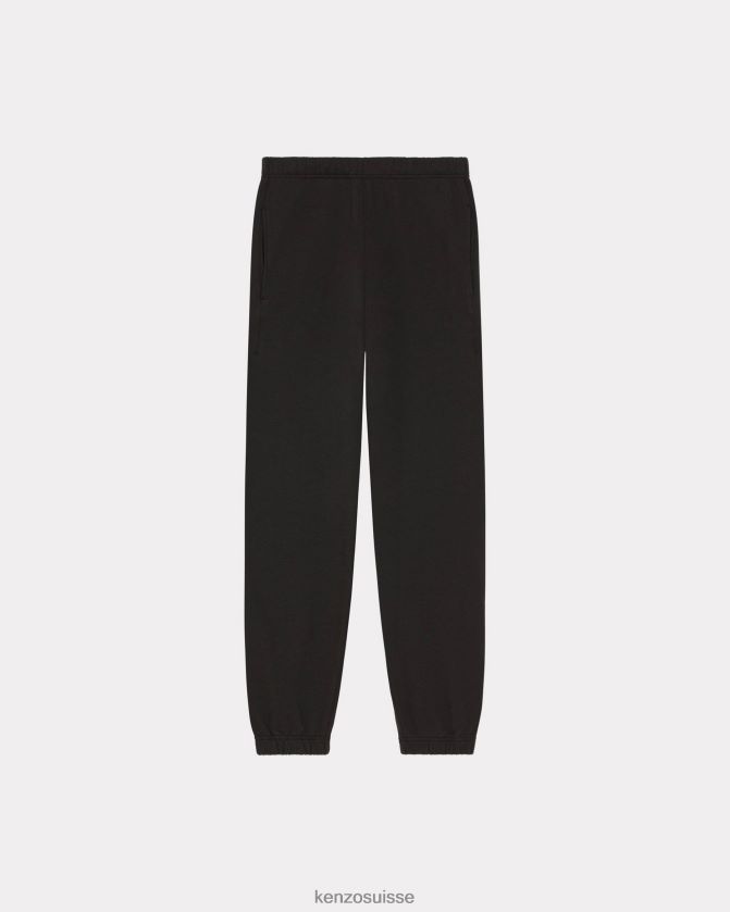 Kenzo pantalon de jogging à écusson Boke Flower Hommes noir D2804X111 vêtements