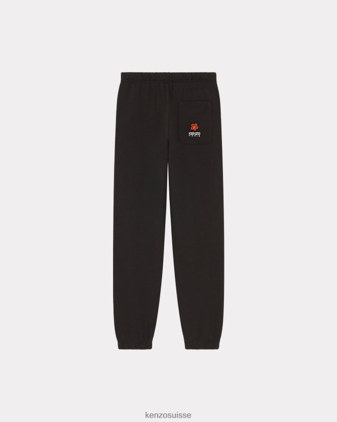 Kenzo pantalon de jogging à écusson Boke Flower Hommes noir D2804X111 vêtements