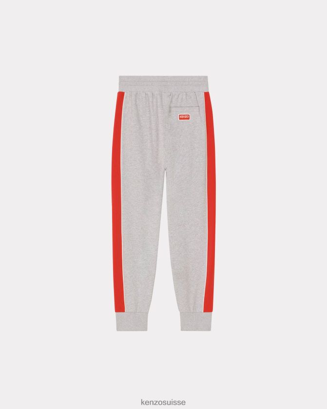 Kenzo pantalon de jogging pixel Hommes gris perle D2804X262 vêtements