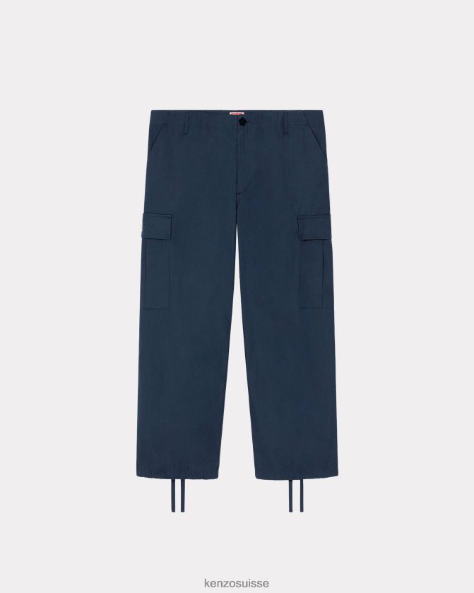 Kenzo pantalon cargo Hommes bleu nuit D2804X160 vêtements