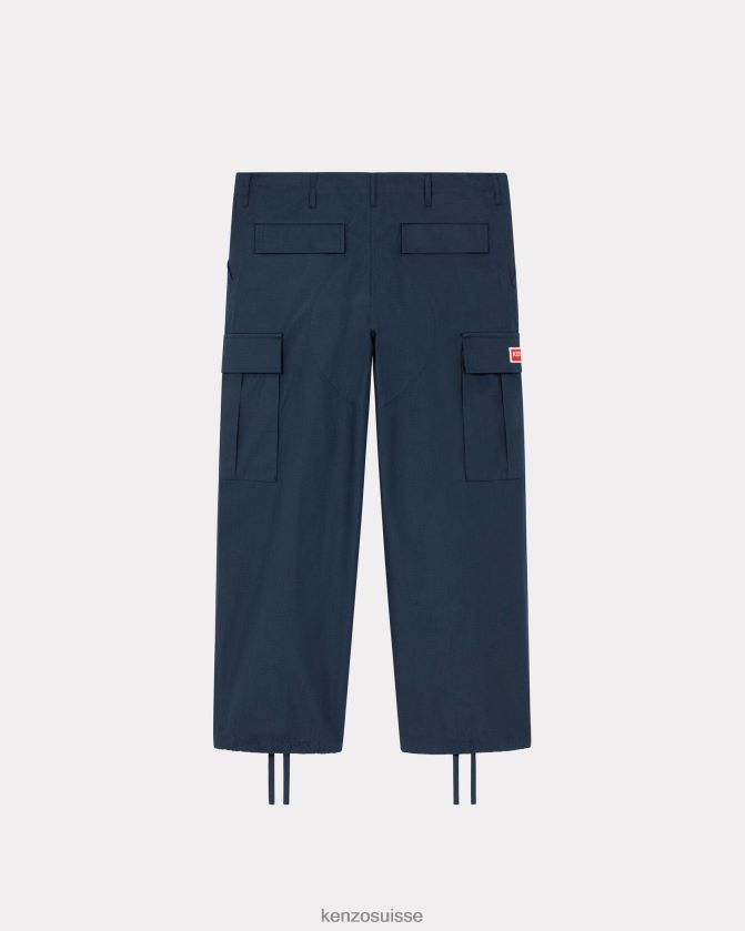 Kenzo pantalon cargo Hommes bleu nuit D2804X160 vêtements