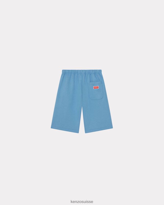 Kenzo Aloha Flower Tattoo' shorts Hommes cyan D2804X154 vêtements