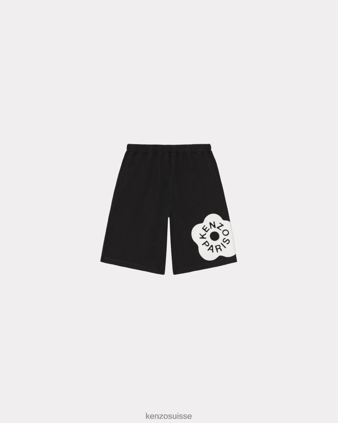 Kenzo short 2.0' fleur de boké Hommes noir D2804X300 vêtements