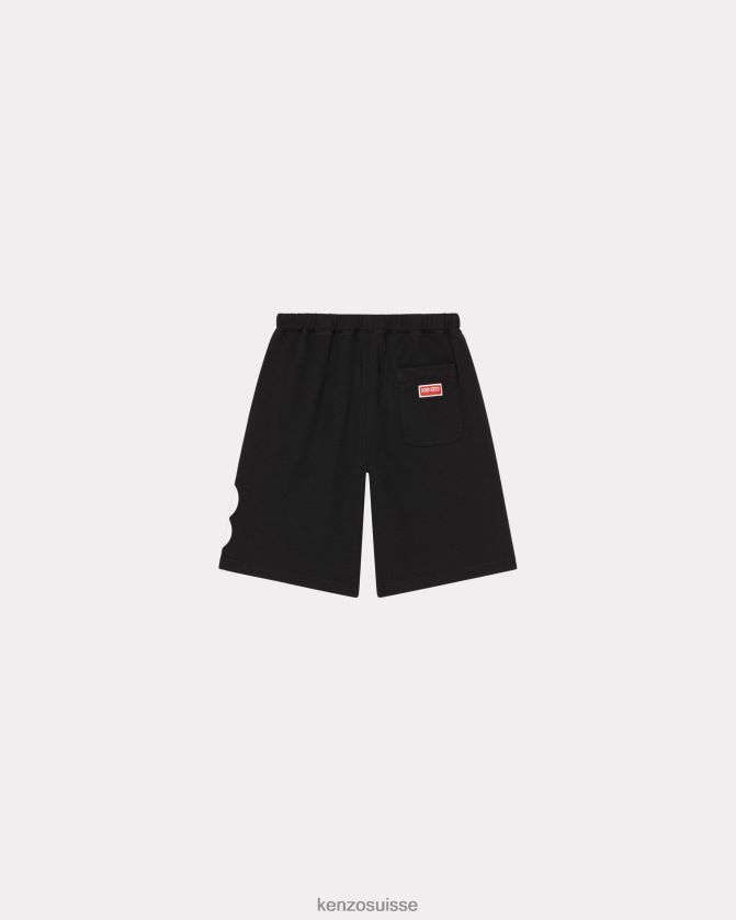 Kenzo short 2.0' fleur de boké Hommes noir D2804X300 vêtements