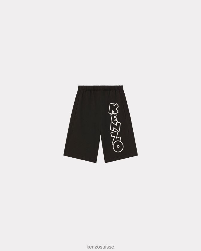 Kenzo short en polaire Hommes noir D2804X203 vêtements