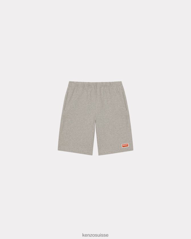 Kenzo short parisien Hommes gris perle D2804X186 vêtements