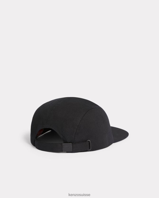 Kenzo casquette de baseball à écusson de fleur de boke Hommes noir D2804X817 accessoires