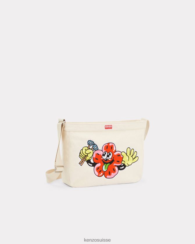 Kenzo grand sac porté épaule "boke" Hommes écru D2804X895 accessoires