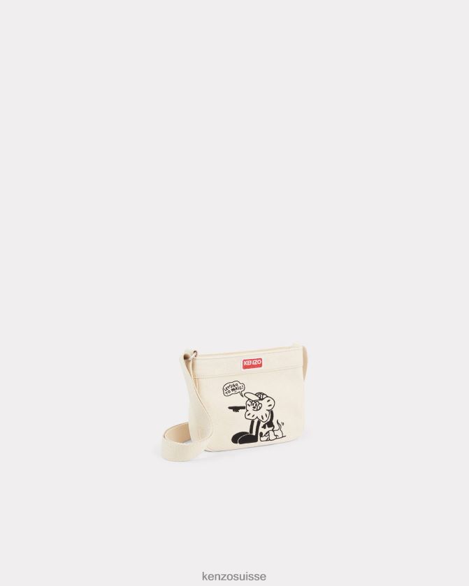 Kenzo petit fourre-tout "boke" Hommes écru D2804X914 accessoires