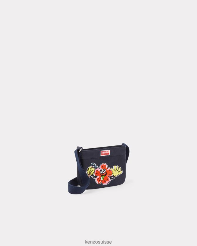 Kenzo petit sac Boké Hommes bleu marine D2804X869 accessoires