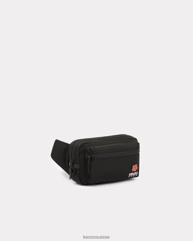 Kenzo sac banane à écusson Hommes noir D2804X867 accessoires