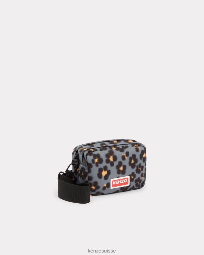 Kenzo sac bandoulière hana léopard Hommes gris brumeux D2804X840 accessoires
